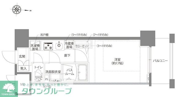 AELL亀有の物件間取画像